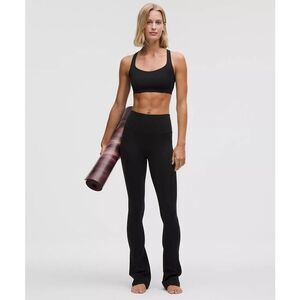 lululemon Align High-Rise Mini-Flare Pant Regular In Black Size 12 NEW!